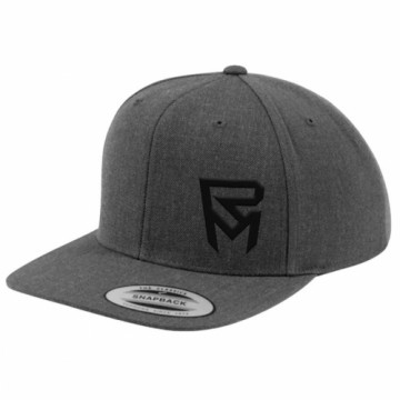 Cepure Rock Machine Snapback, tumši pelēka