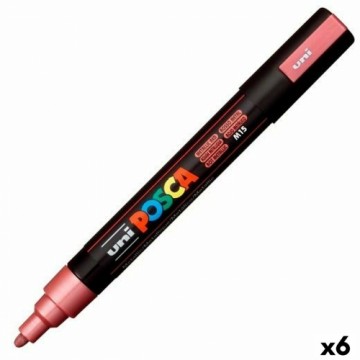 Маркер POSCA PC-5M Металлический Красный (6 штук)