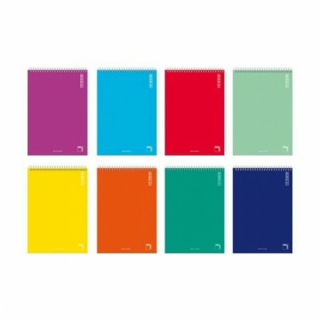 ноутбук Pacsa Basic Разноцветный 80 Листья Четверть (10 штук)