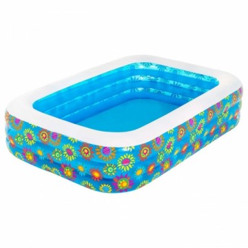 Baseins 229x152x56cm Bestway Happy Flora Kids Pool