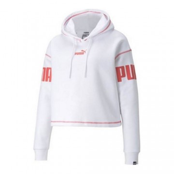 Толстовка с капюшоном женская Puma Power Hoodie Fl Белый