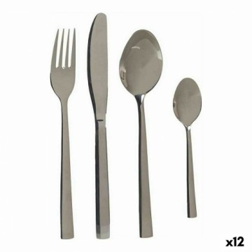 Cutlery Set Silver Stainless steel (12 Units)