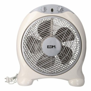 Настольный вентилятор EDM Серый Белый 45 W
