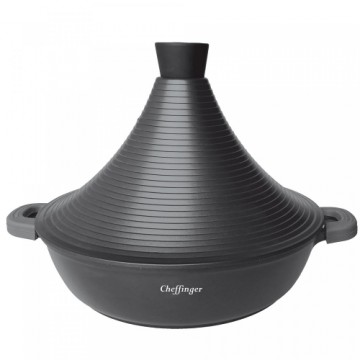 Cheffinger CF-TAJ28: 28cm Cast Aluminum Marble Coated Tagine