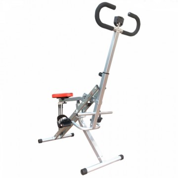 I-Kracht Total Fitness Crunch with Digital Monitor Silver