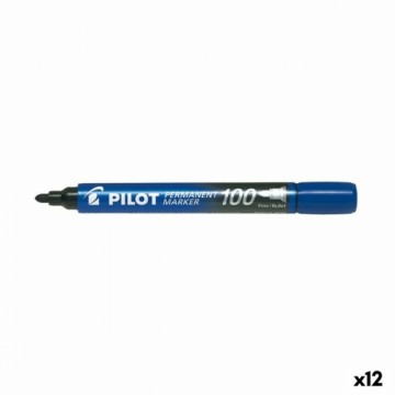 Permanentais marķieris Pilot SCA-100 Zils 1 mm (12 gb.)
