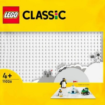 Подставка Lego 11026 Classic The White Building Plate 32 x 32 cm