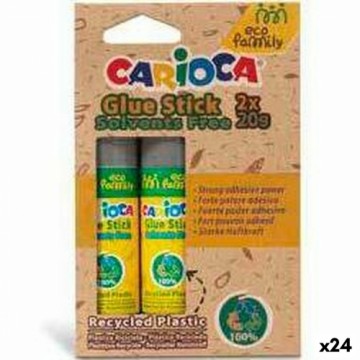 Клей-карандаш Carioca Eco Family 2 Предметы 20 g (24 штук)