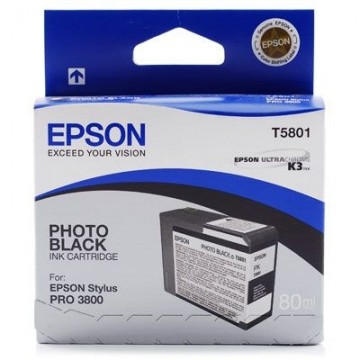 EPSON  
         
       ink cartridge photo black for Stylus PRO 3800, 80ml