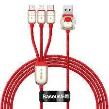 CABLE USB TO 3IN1 1.2M/RED CASX010009 BASEUS