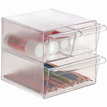 Multi-Purpose Organiser Archivo 2000 Transparent 19 x 15 x 15 cm