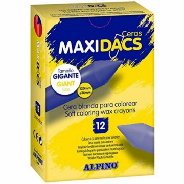 Цветные полужирные карандаши Alpino Maxidacs Позолоченный