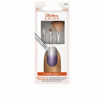 Set of Make-up Brushes Sally Hansen Pro Brush Lote 3 Pieces