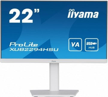 Iiyama Monitor 21.5 inch XUB2294HSU-W2 VA,FHD,HDMI,DP,HAS(150mm)USB3.0,2x2W