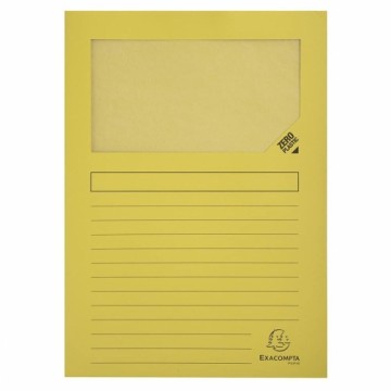 Subfolder Exacompta Forever Transparent window Yellow A4 100 Pieces