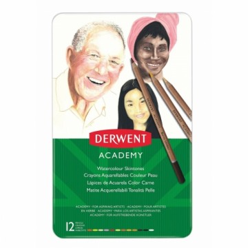 Карандаши DERWENT Academy 12 штук Деревянный