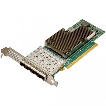 Broadcom NetXtreme P425G (BCM957504-P425G) 4x25GbE (25/10GbE), PCIe 4.0 x16, SFP28, BCM57504, Ethernet Adapter, LP + FH brackets incl, BOX