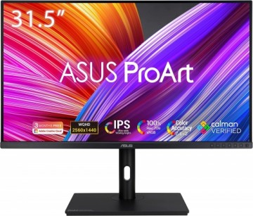 ASUS PA328QV - 32 - LED - DisplayPort, USB-A, black