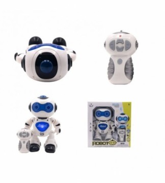 Adar Танцующий робот на радиоуправлении Dance robot (синий) свет + звук 22 cm 570559