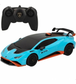 Rastar Radiovadāmā mašīna LAMBORGHINI HURACAN STO 1:24 6 virz. , baterijas, 6+ CB46987