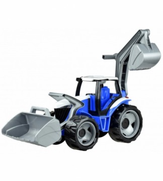 Traktors LENA MAXI ar kausu un iekrāvēju Zilā krāsa  107 cm L02081Z (kastē)