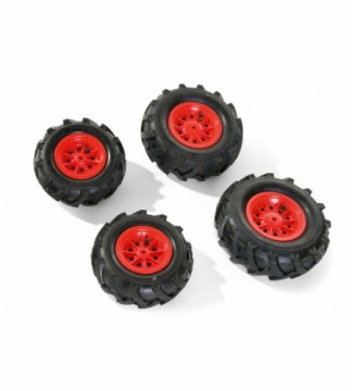 Rolly Toys Riteņi ar gumijas piepūšamam riepam traktoriem rollyTrac Air Tyres 4 gab. 409853 Vācija