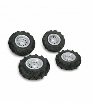 Rolly Toys Колеса с резиновыми надувными шинами для тракторов rollyTrac Air Tyres 4 gab. 409242 Германия