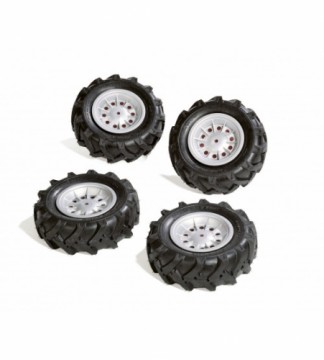 Rolly Toys Колеса с резиновыми надувными шинами для тракторов rollyTrac Air Tyres 4 gab. 409181 Германия