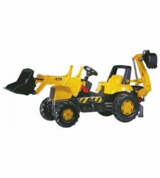 Rolly Toys Pedāļu traktors ar diviem kausiem rollyJunior JCB (3-8 gadiem) 812004