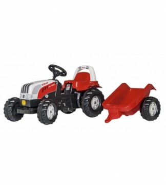 Rolly Toys Traktors ar pedāļiem un piekabi Rolly Kid Steyr 6165 CVT 012510  (2,5-5 gadiem ) 012510 Vācija