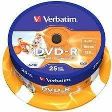 DVD-R Verbatim    25 gb. 16x 4,7 GB