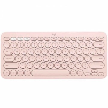 Wireless Keyboard Logitech K380  Pink Spanish Qwerty