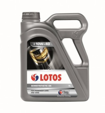 Motoreļļa Semisyntetic SN 10W40 4+1L, Lotos Oil