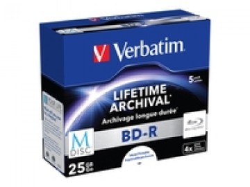 Verbatim  
         
       VERBATIM BluRay M-DISC BD 5pc