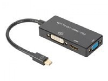 Assman electronic  
         
       ASSMANN Mini DisplayPort 1in3 converter