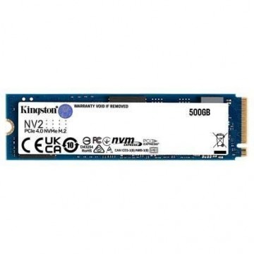 Kingston  
         
       SSD||NV2|500GB|M.2|PCIE|NVMe|Write speed 2100 MBytes/sec|Read speed 3500 MBytes/sec|2.2mm|TBW 160 TB|MTBF 1500000 hours|SNV2S/500G