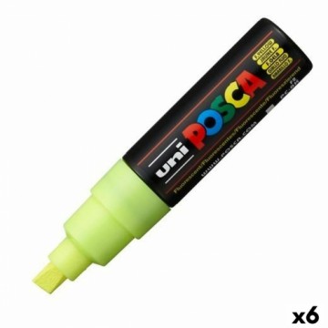 Маркер POSCA PC-8K Fluor Жёлтый (6 штук)