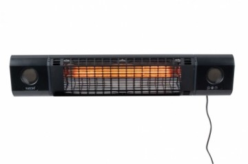 SUNRED  
         
       Heater SOUND-2000W, Sun and Sound Ultra Wall Infrared, 2000 W, Black, IP54