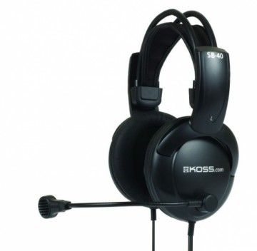 Koss  
         
       Headphones SB40 Wired, On-Ear, Microphone, 3.5 mm, Black