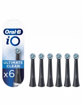 Oral-B  
         
       Toothbrush replacement iO Ultimate Clean Heads, For adults, Number of brush heads included 6, Black