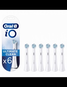 Oral-B  
         
       Toothbrush replacement iO Ultimate Clean Heads, For adults, Number of brush heads included 6, White