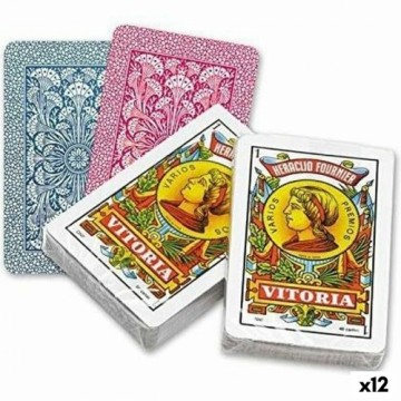 Испанская колода карт (50 карт) Fournier 12 штук (61,5 x 95 mm)