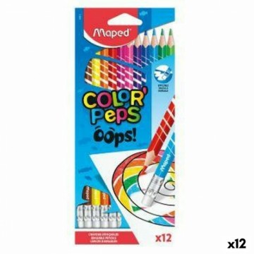 Цветные карандаши Maped Color' Peps Разноцветный 12 Предметы (12 штук)