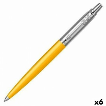 Pildspalva Parker Jotter Originals Tērauds Dzeltens (6 Daudzums)