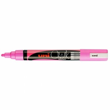 Liquid chalk marker Uni-Ball PWE-5M Pink (6 Pieces)