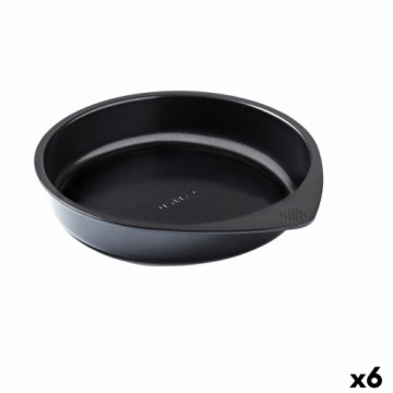 Krāsns Veidne Pyrex Magic Apaļš Melns Ø 26 cm (6 gb.)