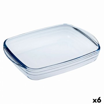 Krāsns Veidne Ô Cuisine Taisnstūra Caurspīdīgs Stikls 23 x 15 x 5 cm (6 gb.)