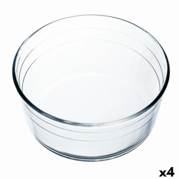 Krāsns Veidne Ô Cuisine Souffle Caurspīdīgs 22 x 22 x 10 cm Stikls (4 gb.)