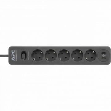 Apc  
         
       APC SurgeArrest 5 Outlet 2USB Black 230V