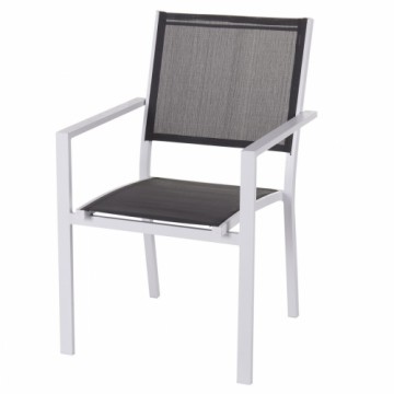 Bigbuy Home Садовое кресло Thais 55,2 x 60,4 x 86 cm Серый Алюминий Белый